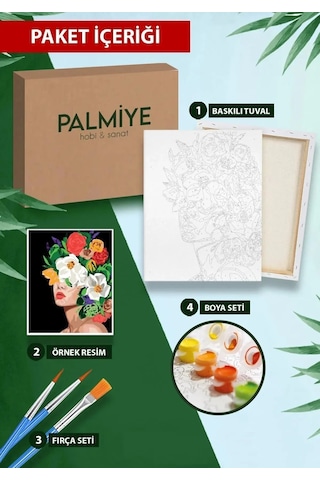 Sayılarla Boyama Tuval Seti 40x50 Cm - Harry Potter