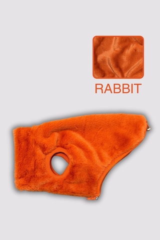 Köpek Kıyafeti - Fermuarlı Rabbit Köpek Ceketi