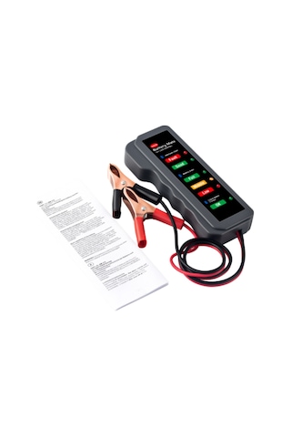 Symbee 12v Otomobil Akü Test Cihazı - Akü Pil Kontrol Cihazı Abs Malzeme