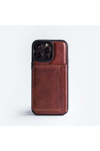 Back Wallet Apple Uyumlu iPhone 12 Pro Max Kiremit