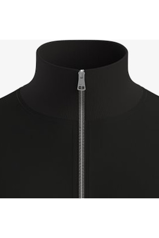 Hugo Neeler Half Zip Erkek Siyah Sweatshirt 50522367 Siyah