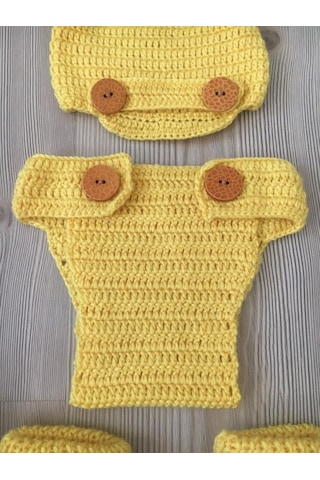 Bebek Kostümü Unisex Sarı
