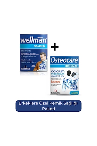 Wellman + Osteocare Original 30 Tablet Erkeklere Özel Kemik Sağlığı Paketi