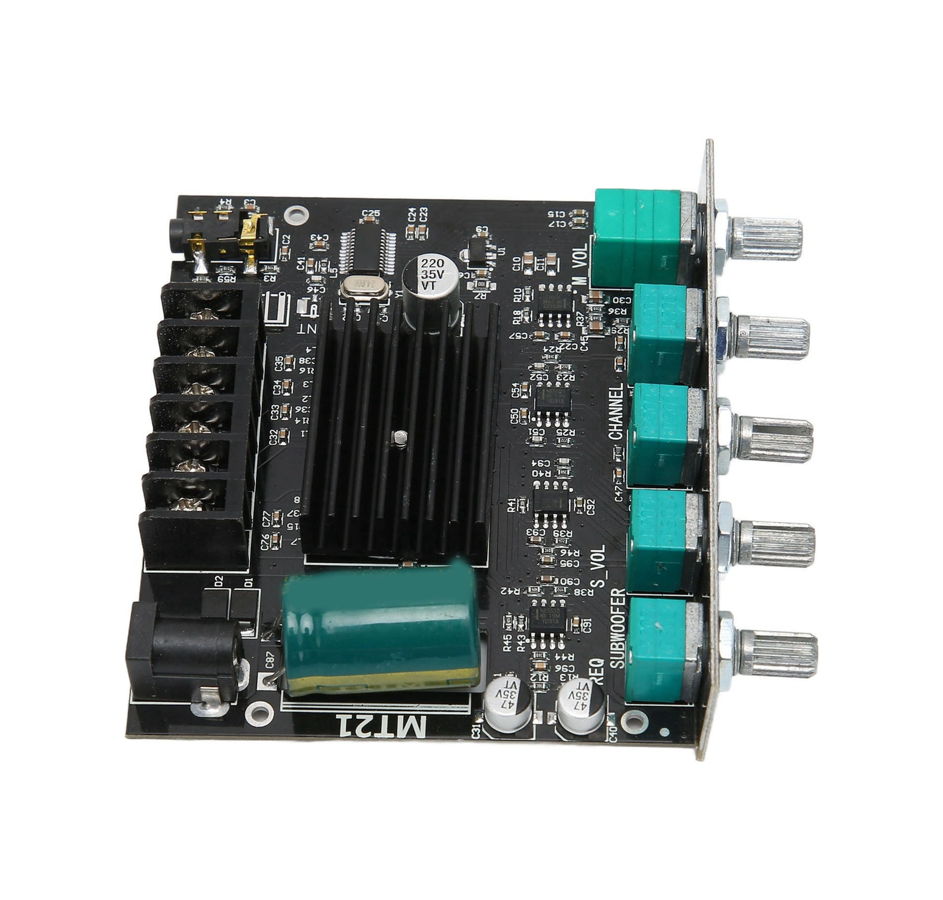 Shineyee 2.1 Kanal Bt 5.0 Güçlü Ses Amfi Kartı - 50w+50w+100w, Aux Girişi, Alçak Tiz Ayarı, Aşırı Akım Korumalı, 4-8ω Hoparlör Uyumlu