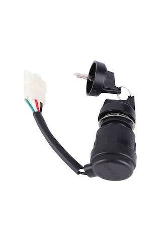 Yaozixa 5 Tel 5 Pinli Moto Atv Dune Go Kart 50-250cc İçin Güvenli Açma Kilit Anahtarı Seti 2 Anahtar