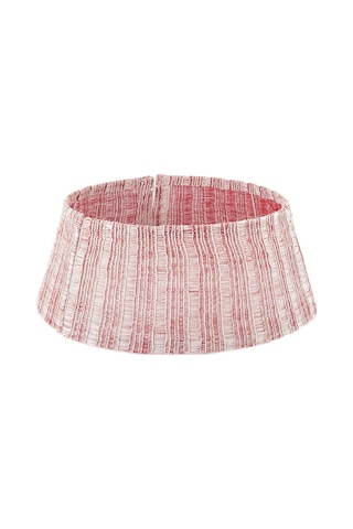 Lumy Kırmızı Yılbaşı Ağaç Altı Eteği Metal 52-67 25cm