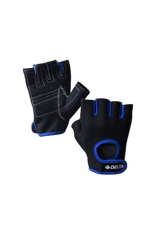 Delta Force Extra Halter, Body, Fitness Ve Ağırlık Eldiveni Mavi Siyah - Mavi