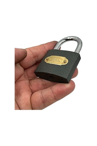 Ymk Kancalı Asma Kilit Kısa Gri 50 Mm