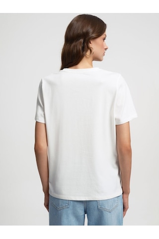 Loft Regular Fit Kadın Tshirt K.kol Lf2033728 Q1.v1 Beyaz