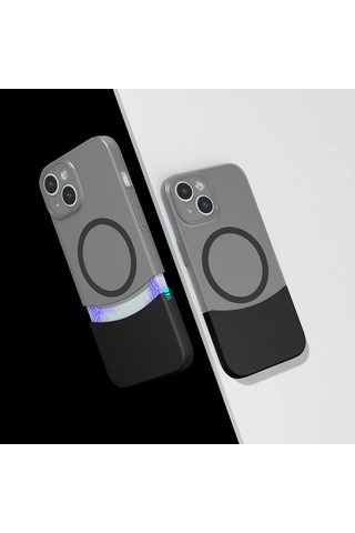 Apple Uyumlu iPhone 13 Kılıf M-safe Şarj Özellikli Mıknatıslı Redclick Duble Kapak