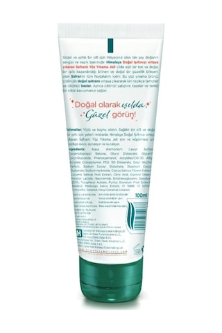 Himalaya Natural Glow Doğal Işıltı Safran Yüz Yıkama Jeli 100 ML