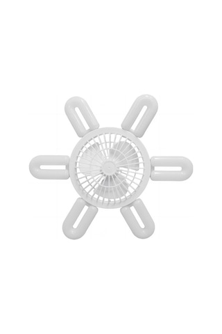 6 Blade Led Katlanabilir Yaprak Işık E27 Vidalı Uçan 4517 Beyaz