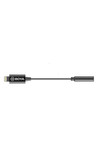 Boya By-K3 Apple Uyumlu iPhone Kulaklık Mikrofon Dönüştürücü Lightning Kablo