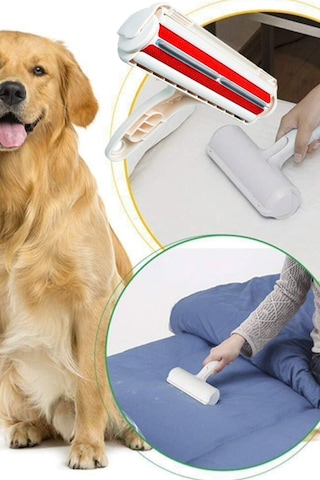 Tineke Hazneli Kedi Köpek Tüy Temizleyici Kıl Toplayıcı Gırgır