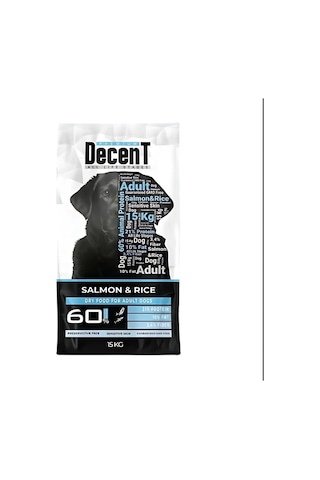 Decent Somon Balıklı Yetişkin Köpek Maması 15 KG Decent Somon Balıklı Yetişkin Köpek Maması 15 KG