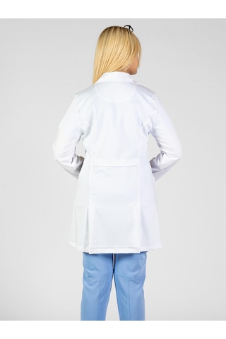 Prof Medikal Önlüğü Yüksek Kalite ''jasmine'' Beyaz Önlük Doctor Hemşire Öğretmen 001