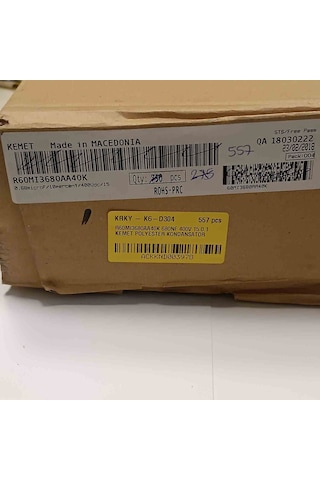 R60mı3680aa40k 680nf 400v 15 0.1 Polyester Kondansatör 10 Adet