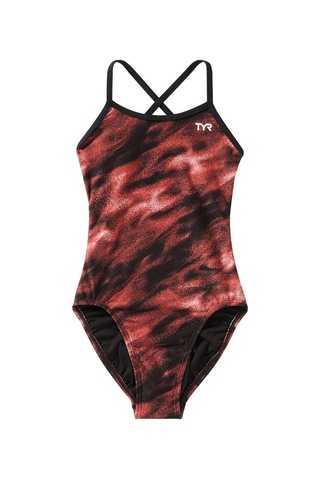 Tyr Durafast Elite Kadın - Kız Trinityfit Yüzücü Mayo - Soren Kırmızı