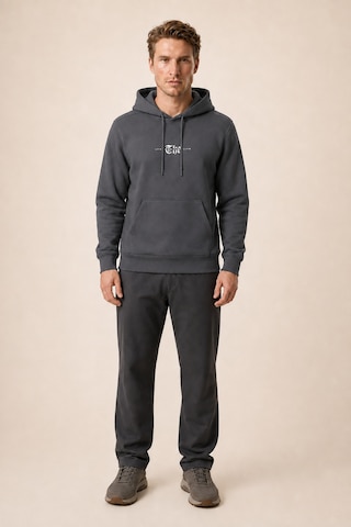 Redline Thenk Yeni Sezon Erkek Regular Fit Kapüşonlu Sweatshirt Antrasit