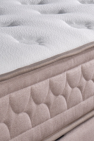 Kilim Mobilya Hilton Ortopedik Paket Yaylı Yatak Vizon Baza Ve Başlik Dahil Değildir 160x200