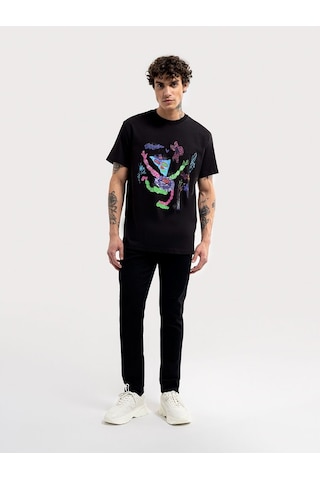 LOFT Loose Fit Erkek Tshirt K.kol Lf2035408 Q1.v1 Siyah