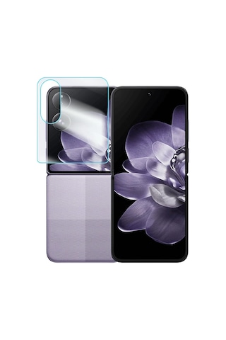 Xiaomi Mi Mix Flip Uyumlu Ön+arka Body Şeffaf Ultra Koruyucu Nano Jelatin