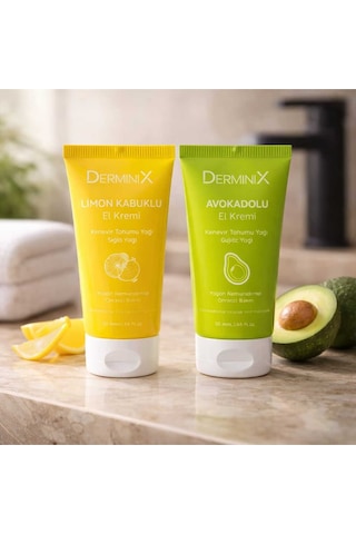 El Kremi 2'li Set 50 Ml Limon Kabuklu & Avokadolu Yoğun Nemlendirici