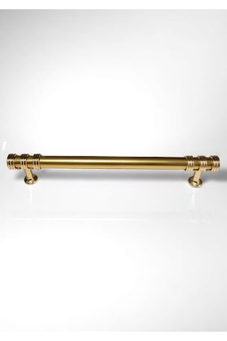 Nesli Alüminyum Metal Lüks Modern Mobilya Çekmece Mutfak Dolabı Kulpu Altın 96mm Altın