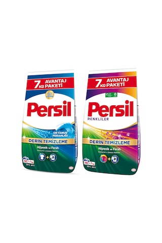 Persil Matik 7 Kg Okyanus Ferahlığı Ve Renkliler 2 Li Paket
