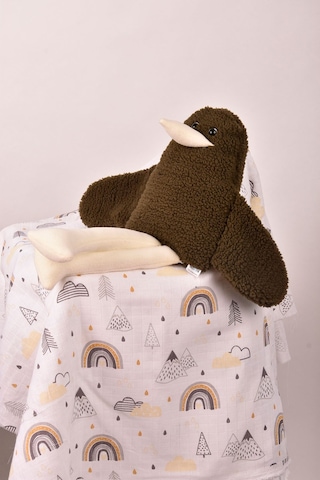 Sevimli Peluş Çocuk Uyku Arkadaşım - 50 Cm Çocuk Bebek Oyun Uyku Arkadaşı Duffy Ördek Yastık Yeşil