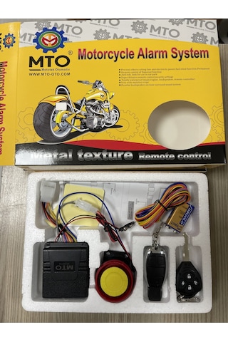 Motosiklet Alarm Motor Kilitlemeli