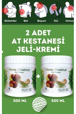 Celestıque At Kestanesi Jeli Kas ve Eklem Masaj Kremi 2 x 500 ML