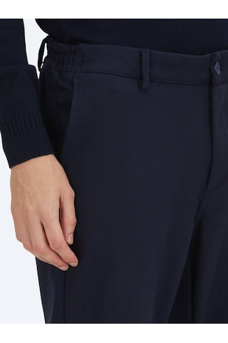 Kip Lacivert Teknik Casual Pamuk Karışımlı Pantolon Lacivert