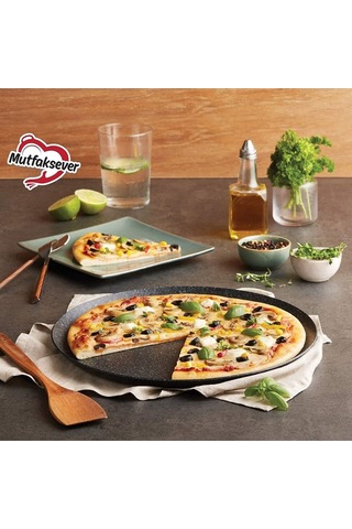 Karaca Mutfaksever Biogranit Pizza Tavası Gri