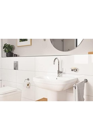 Start İkili Uzun Havluluk, 439 Mm, Duş, Banyo Aksesuarları, Krom, 41183000 Siyah