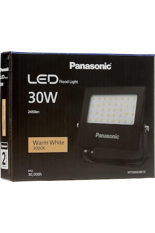 Led Floodlight, Sıcak Beyaz Işık 3000k , 30w, 2450 Lümen Beyaz
