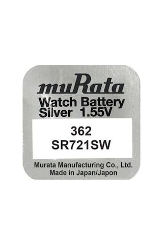 Murata 362 SR721SW Saat Pili 10'lu