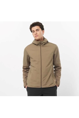 Salomon C22968 Outlıne Hybrıd Warm Hd Primaloft Thermoplume Yalıtımı Erkek Montu - Kahverengi Kahverengi