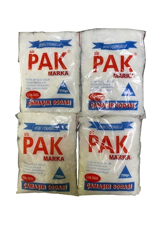 Pak Taş Çamaşır Sodası 4 x 750 G
