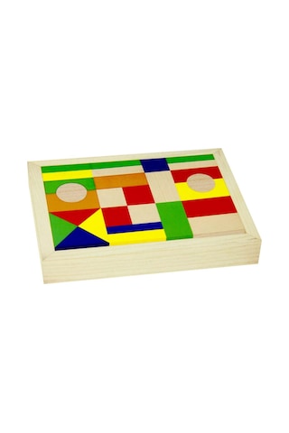 Playwood Eğitici Ahşap Bloklar 29 Parça