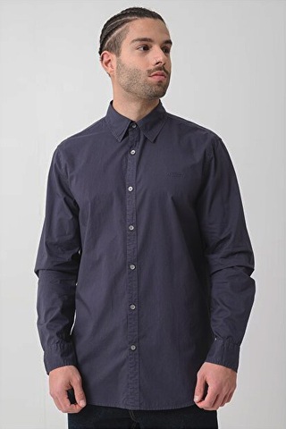 Erkek Logolu Gömlek - Lacivert 4112002