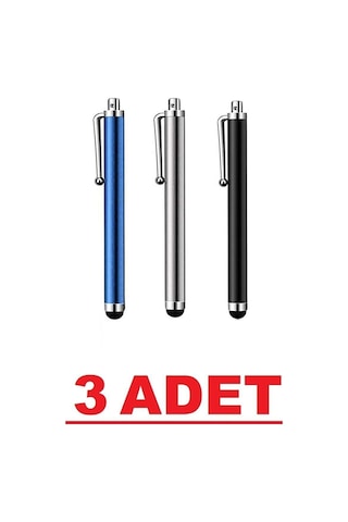 Dokunmatik Kalem - Akıllı Tahta Tablet Telefon Kalemi 3 Adet