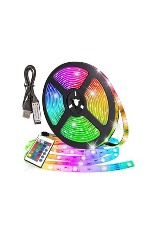 /hc/2m Rgb Led Şerit Işıklar / Işık Dizisi / Led Şerit - Usb Çok Renkli Diğer