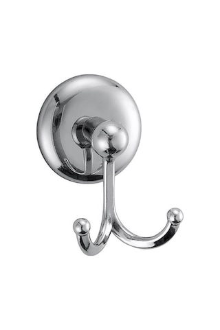 Vidalı Askılık Banyo Tuvalet Lavabo Havlu Bornoz Askısı Çatal İkili Metal Askı Krom Diğer