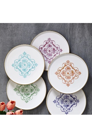 Fecra Miras 6 Parça Pasta Tabağı Seti