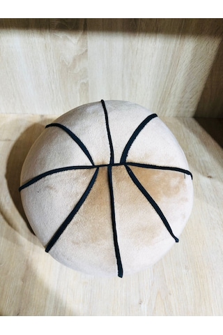 Yumuşak Peluş Basketbol Topu Sevimli Top Sarı Abyss