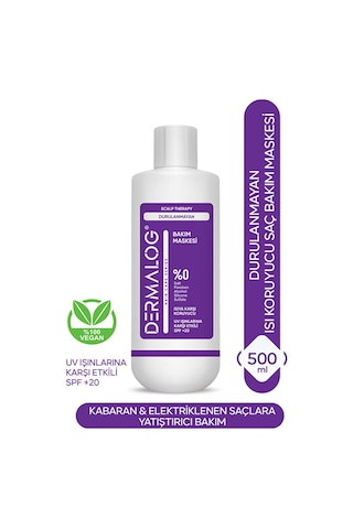 Dermalog SPF 20 Durulanmayan Onarıcı Saç Bakım Maskesi 500 ML