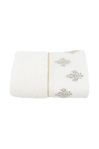 Ecocotton Aslışah Kadın Banyo Havlusu 80X150 Cm-Krem-80X150-Krem-80X150