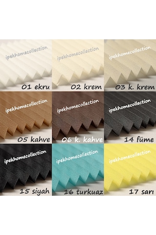 Cam Balkon Plise Perde İthal Vip Serisi, 9 Renk, Alüminyum Kasa (442549120)