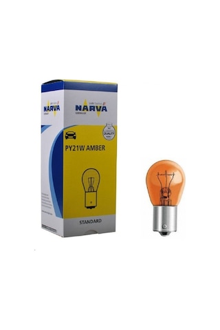 Narva 12v. Py21w Sarı Ampul No: 17638 Yakın Tırnak